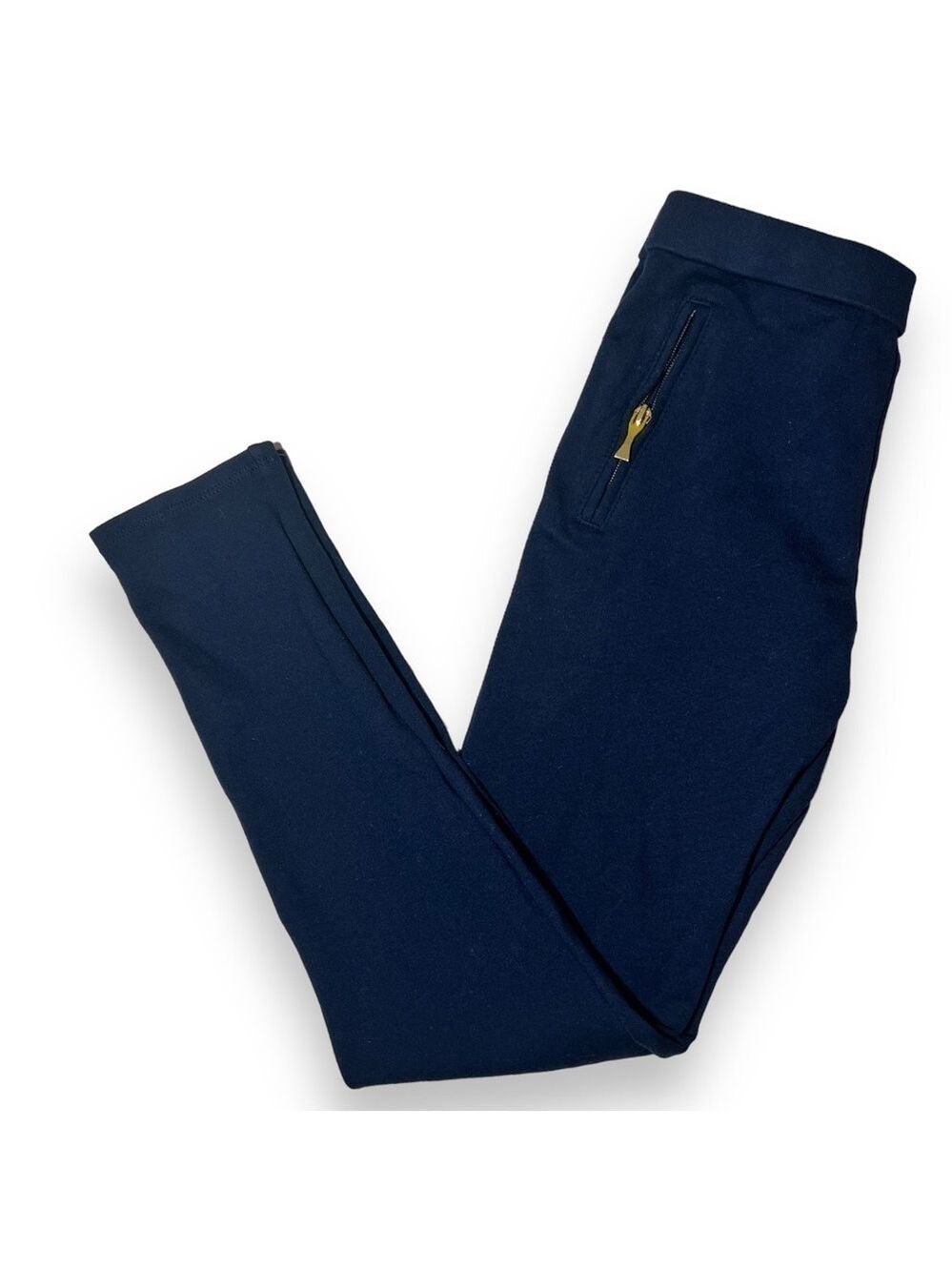 Kate Spade Girl’s Skirt the Rules Navy Zipper Leggings Size 14Y